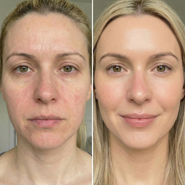 Huidstructuur en glow